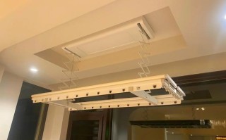 有吊顶怎么安电动晾衣架？