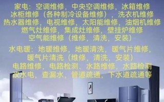 南昌家电维修电话多少？