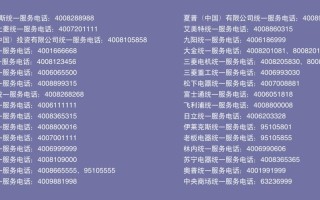 上海维修报修电话是多少？