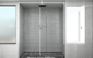 卫生间淋浴房为多少mm