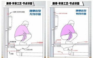 蹲便与水箱如何正确连接？