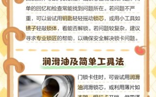 车门锁犯卡怎么清洗上油？