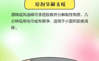 衣柜门胶痕怎么快速去除？