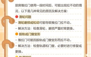上挂滑门推不动怎么办
