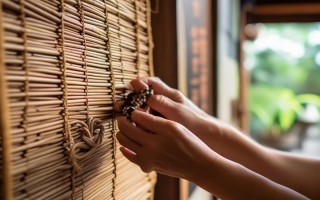 百叶窗绳子太长怎么编