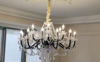 二级吊顶水晶灯怎么挂