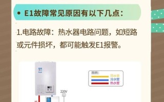 恒温热水器e1故障咋办？