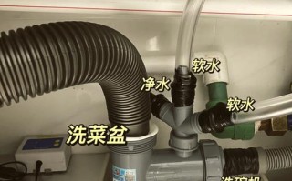 菜盆冷热水管怎么拆