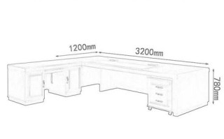 老板桌组装示意图步骤清晰吗？