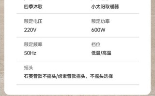 小太阳低温一般是多少瓦