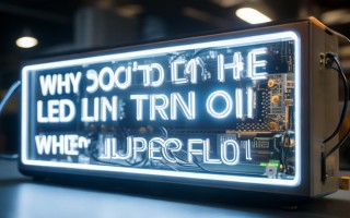 灯箱led灯通电后为什么不亮光