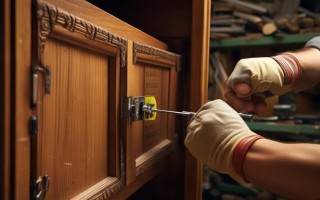 鞋柜门不垂直，如何精准调平？