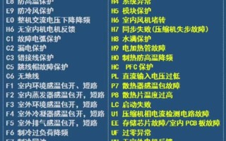 格力老变频故障代码