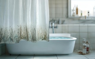 浴帘底部霉点怎么彻底清洗掉？