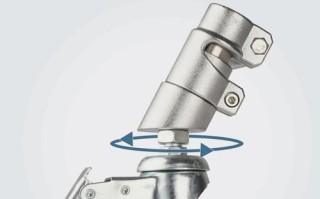 缝隙架的万向轮怎么安