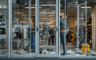 装个店铺玻璃门多少钱