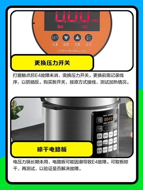 电高压锅显示e4是什么意思怎么办-第3张图片-索能光电网