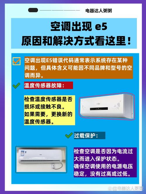 空调e5是怎么回事帮我查一下-第1张图片-索能光电网