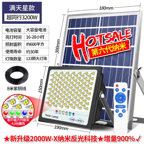 太阳能路灯LED灯珠灯珠有多少瓦-第2张图片-索能光电网