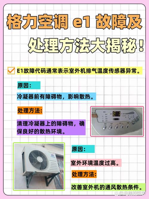 格力风管机e1是什么故障代码怎么解决-第3张图片-索能光电网
