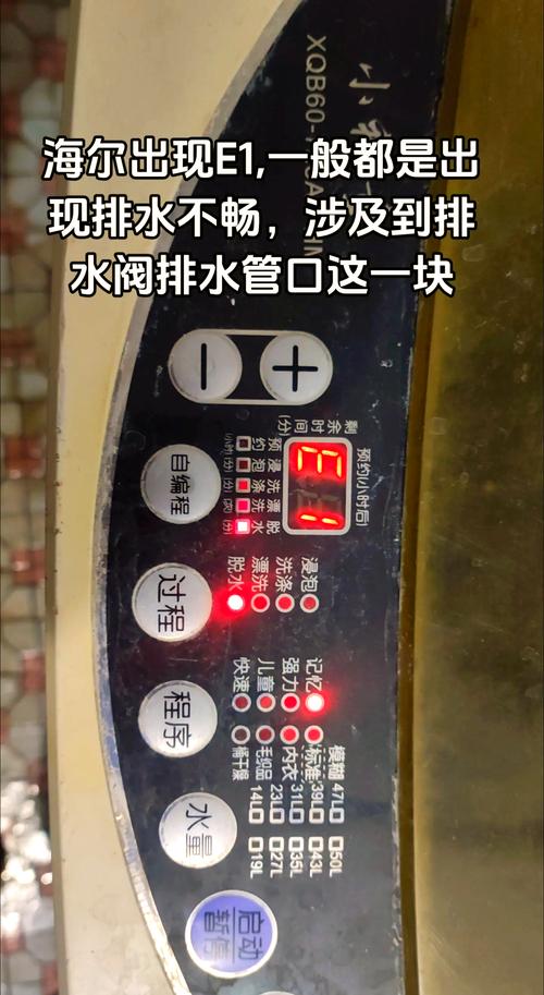 荣事达洗衣机e6是什么故障怎么修-第2张图片-索能光电网