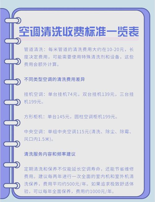 洗一台挂式空调多少钱-第3张图片-索能光电网