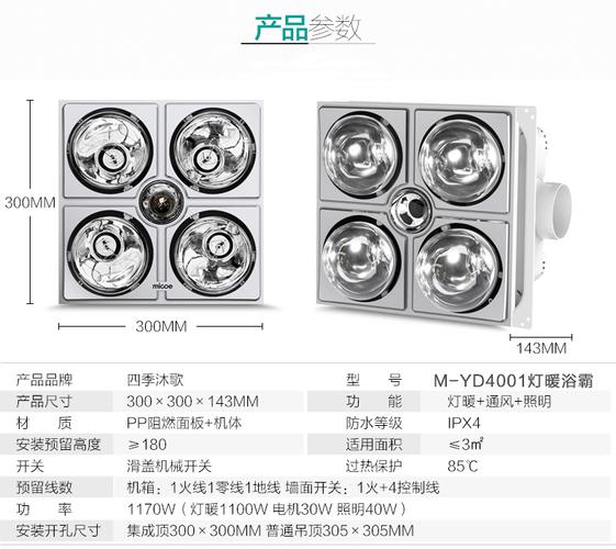 浴霸灯的厚度一般多少-第2张图片-索能光电网