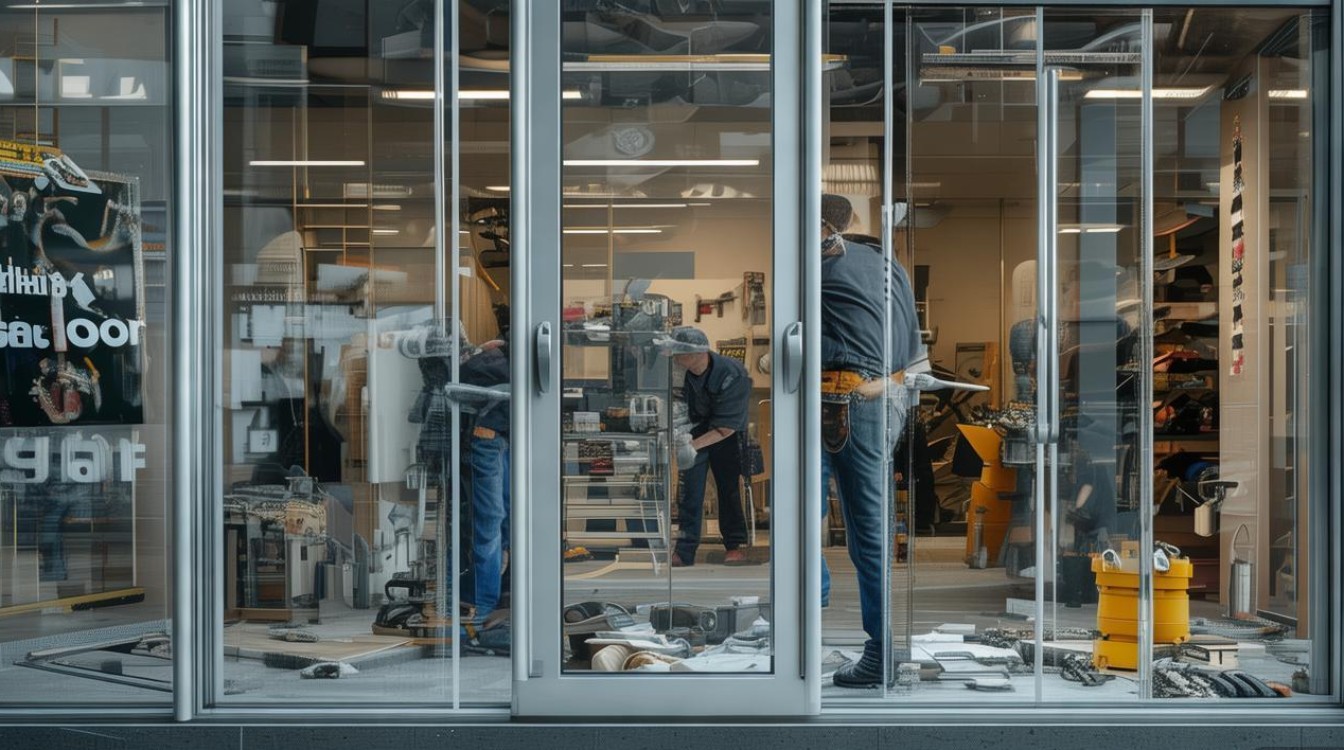 装个店铺玻璃门多少钱-第1张图片-索能光电网