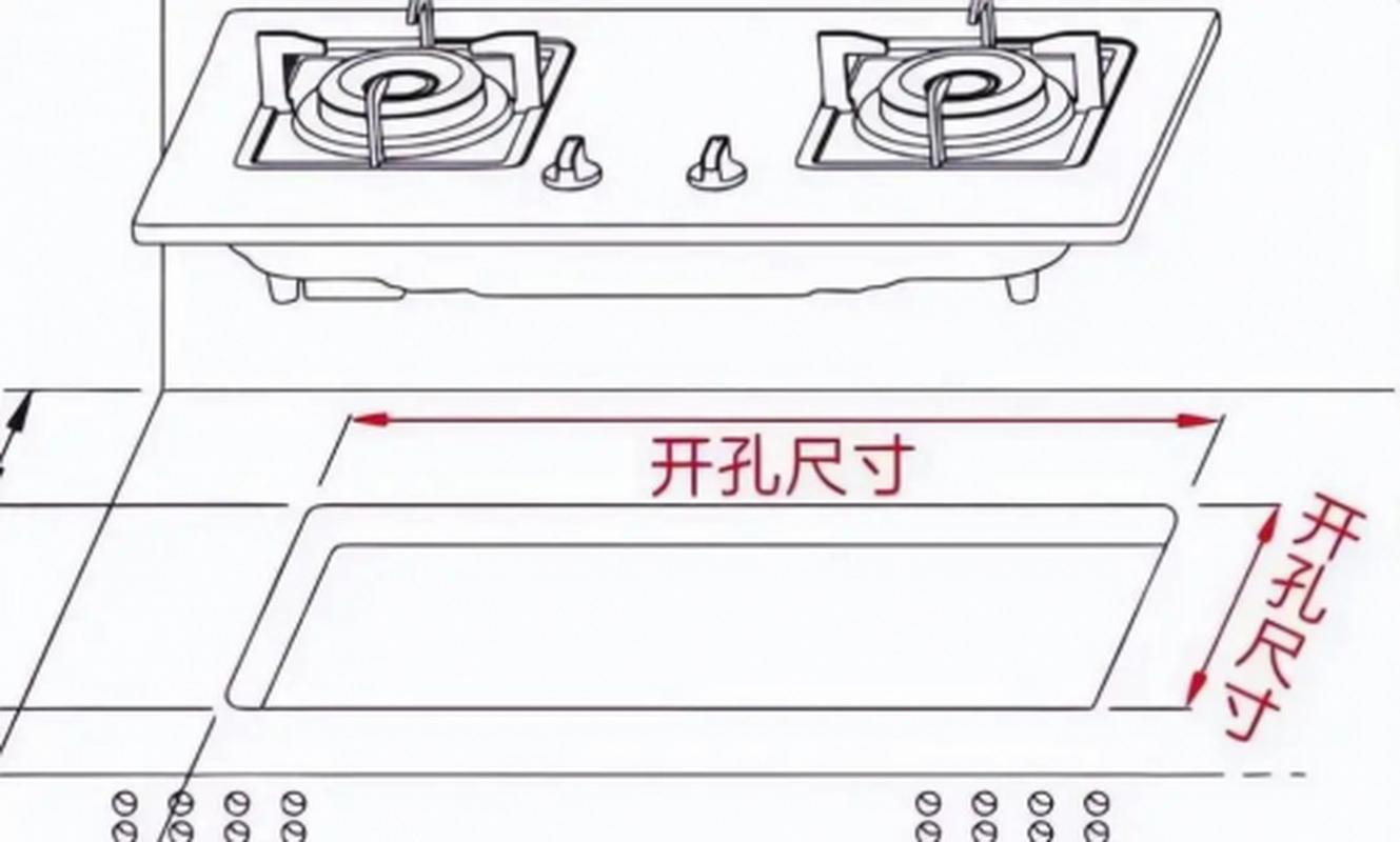 煤气灶预留孔尺寸一般是多少？-第1张图片-索能光电网