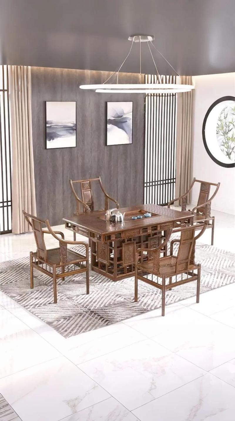 鸡翅木桌子配什么茶盘最搭？-第3张图片-索能光电网