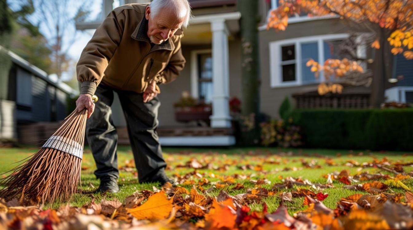 去世3年邻居帮扫落叶-第1张图片-索能光电网