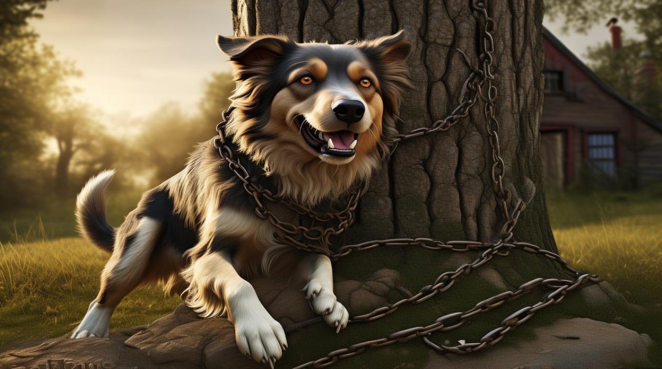 狗走失挣脱铁链回家-第2张图片-索能光电网