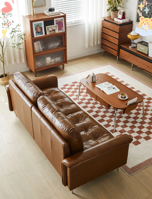 深棕沙发垫选什么颜色最搭？-第2张图片-索能光电网