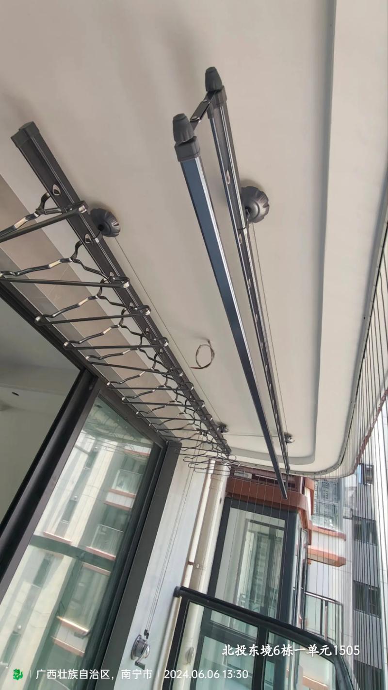 升降晾衣架钢丝怎么穿？-第2张图片-索能光电网