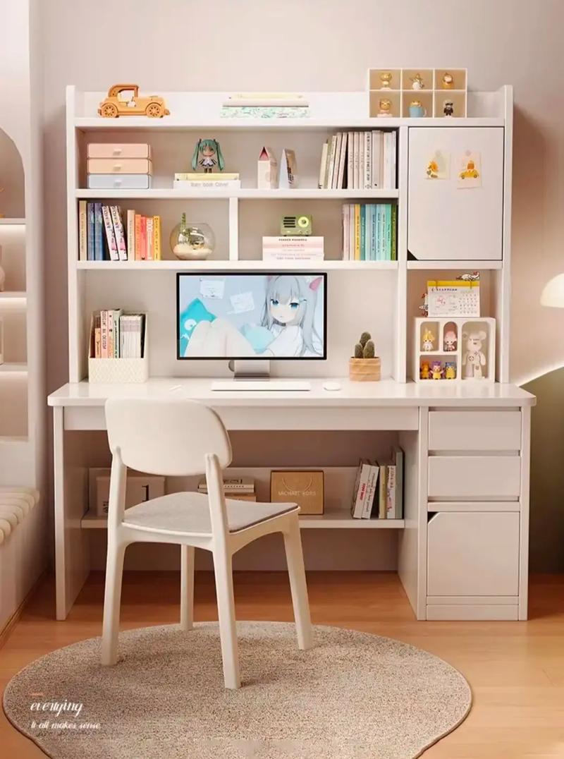 带书柜电脑桌安装步骤是怎样的？-第1张图片-索能光电网