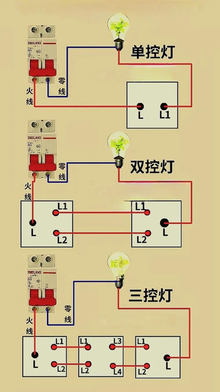 最新开关接线图是怎样的？-第3张图片-索能光电网