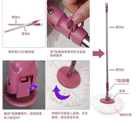 拖把杆卡住不转了，咋办？-第3张图片-索能光电网