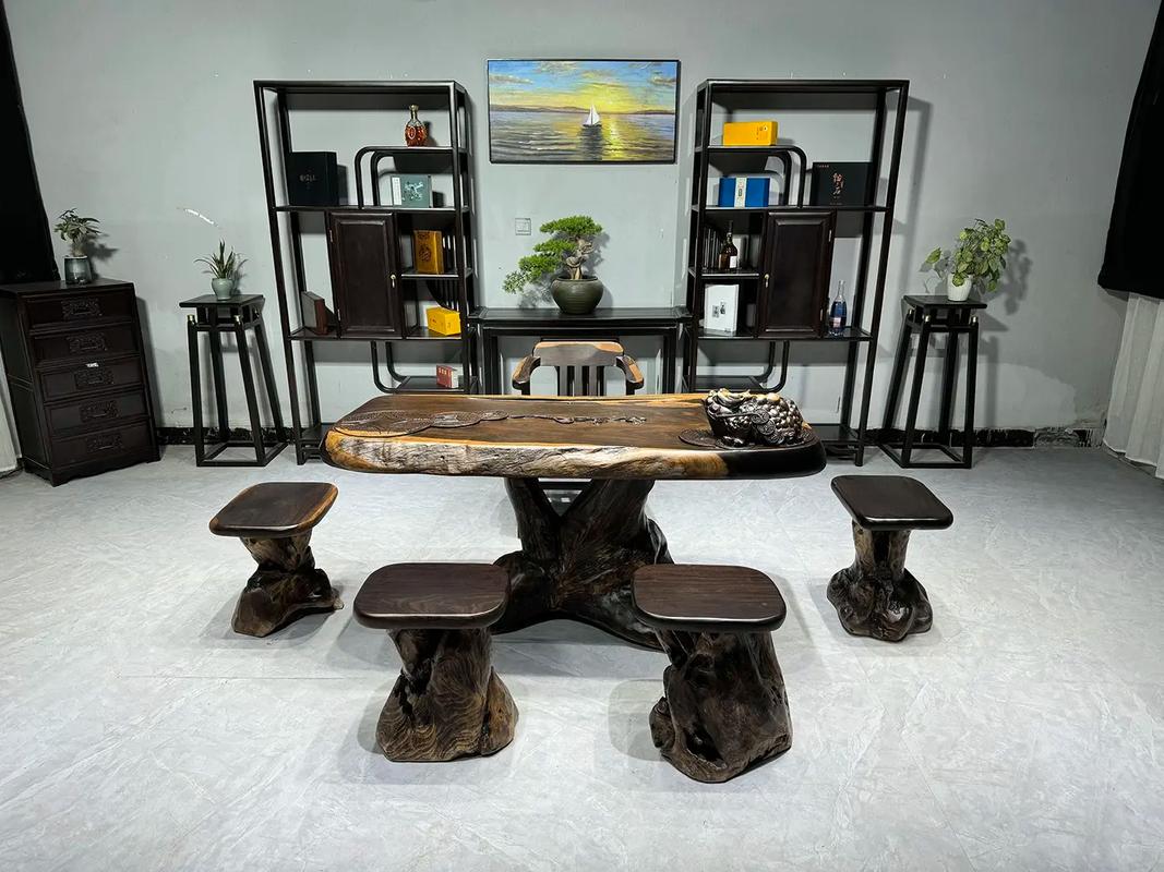 黑檀茶盘如何辨别修复痕迹？-第1张图片-索能光电网