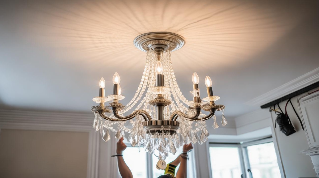 吊灯安装天花板步骤有哪些？-第1张图片-索能光电网