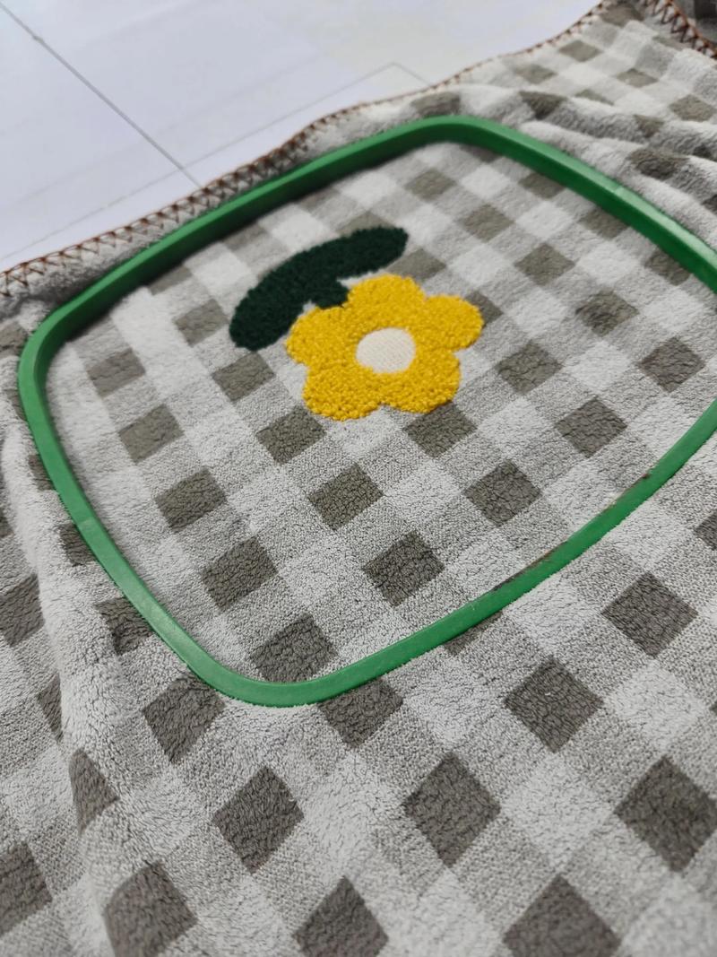 毛巾绣数字1，具体步骤有哪些？-第2张图片-索能光电网