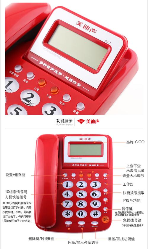 电话机各按键功能是什么？-第2张图片-索能光电网