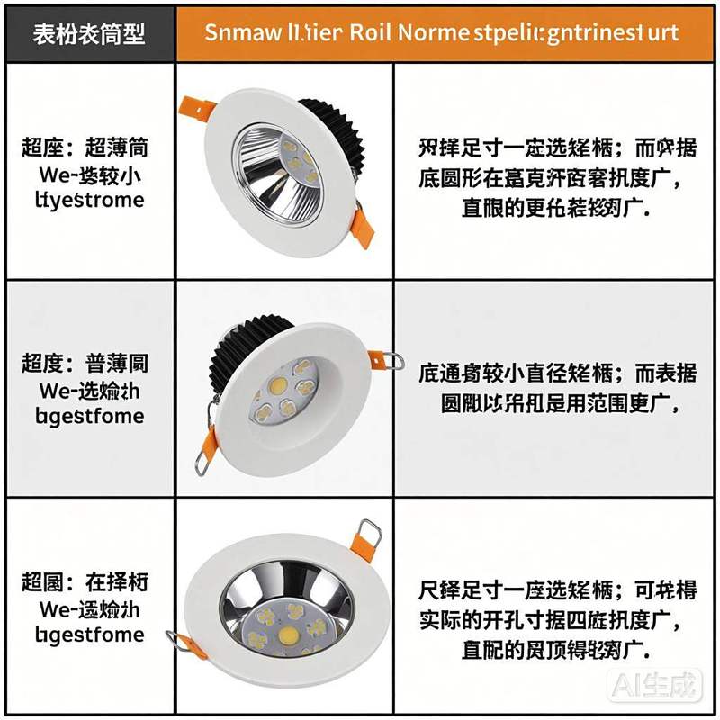 2025家用筒灯开孔尺寸怎么选？最新标准来了！-第2张图片-索能光电网