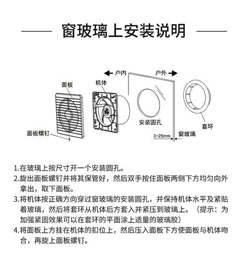 2025年最新排气扇安装步骤图解，新手必看？-第3张图片-索能光电网