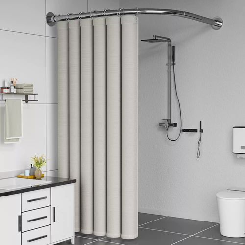 弧形浴帘杆如何稳固固定不松动？-第2张图片-索能光电网