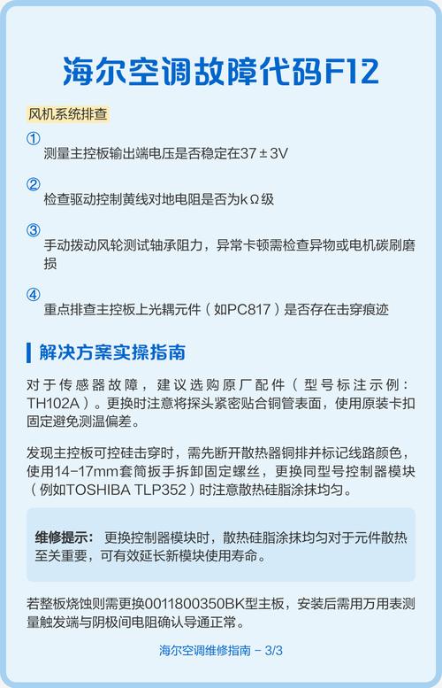 海尔400故障码是什么意思？-第3张图片-索能光电网