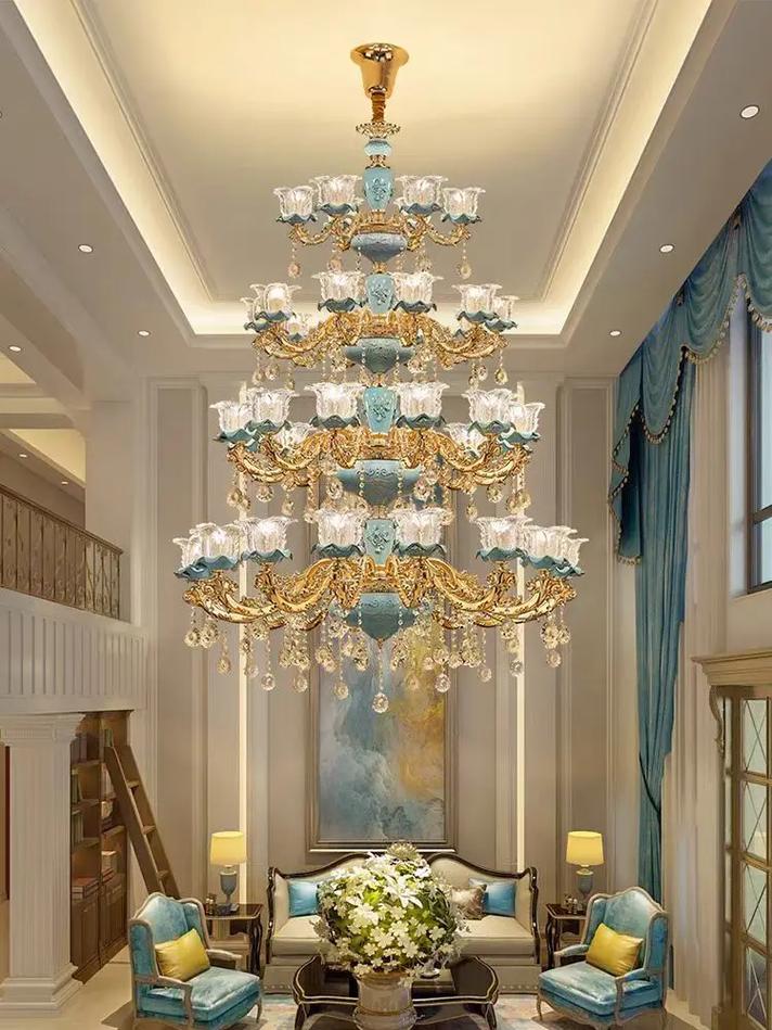 别墅大厅灯具怎么选才合适？-第1张图片-索能光电网