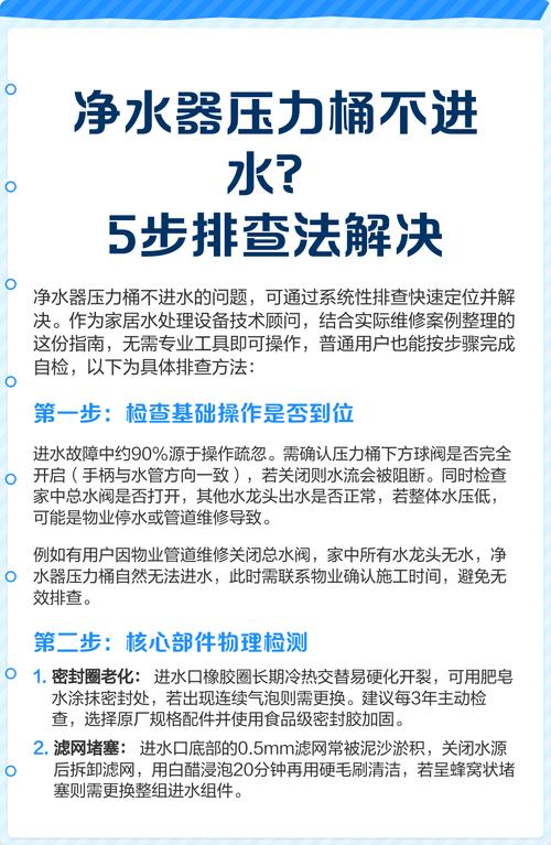 打水压时为何水不进？-第2张图片-索能光电网