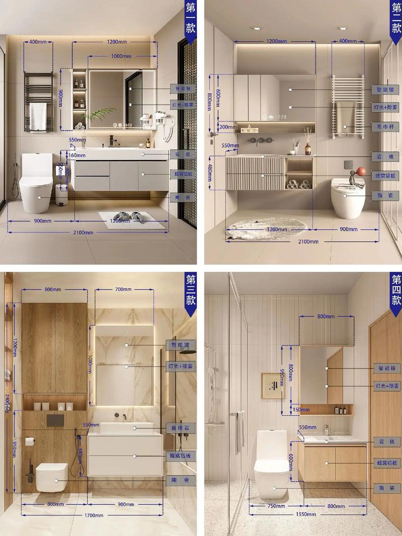浴室柜定位，尺寸和位置怎么定？-第3张图片-索能光电网