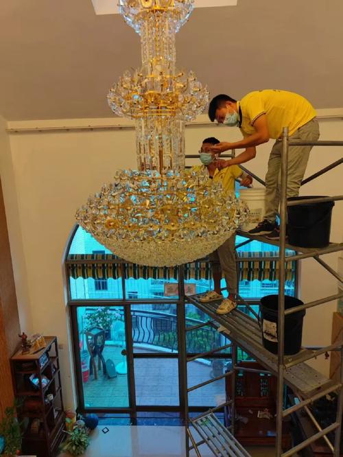 水晶吊灯怎么修理-第1张图片-索能光电网