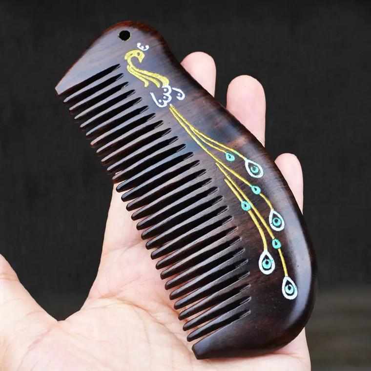 怎么辨黑檀梳子-第2张图片-索能光电网